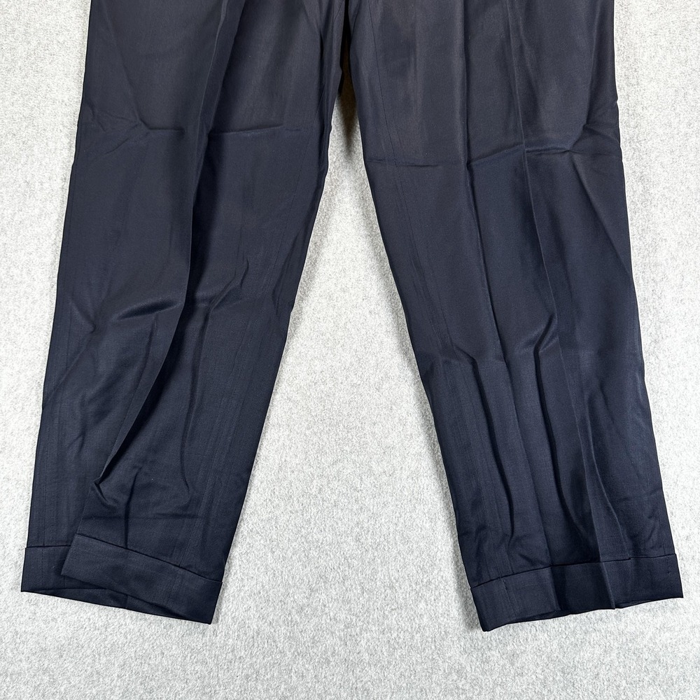 Ermenegildo Zegna Suit Blazer Pants Mens 44 36x27 Blue Wool 2 Piece Italy - Picture 11 of 16